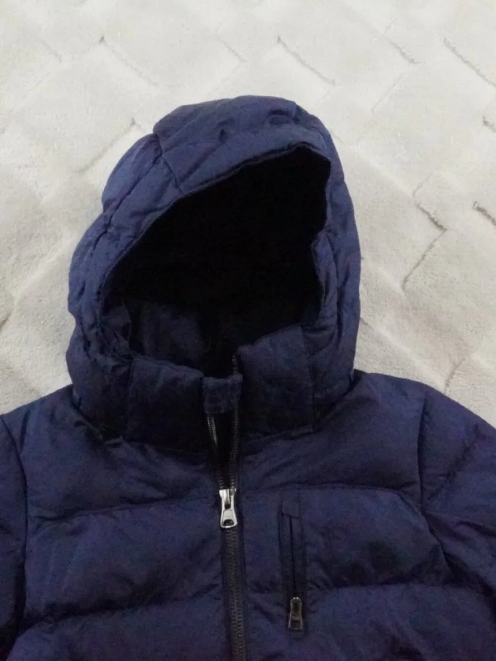 Polo Ralph Lauren Performance Puffer Jacket 2T Navy Full Zip Hooded